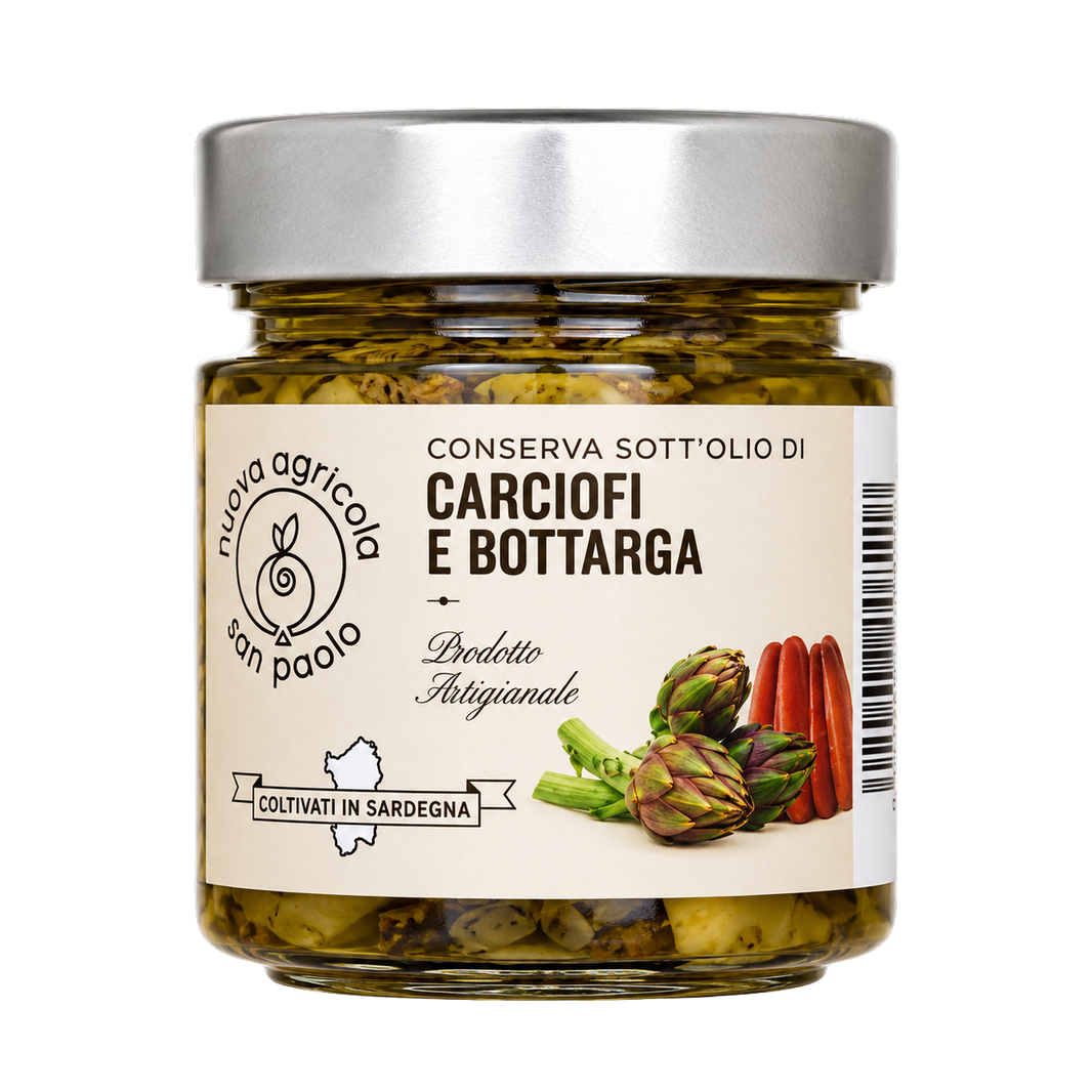 Carciofi e Bottarga sott'olio