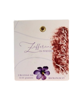 Zafferano biologico in polvere