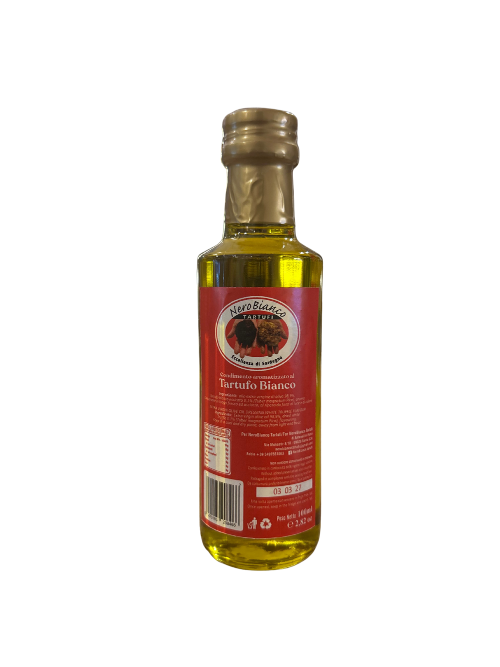 Condimento aromatizzato al tartufo bianco